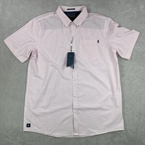 William Murray Polo Shirt Mens XL Pink Beer Rulez Short Sleeve Golf Casual